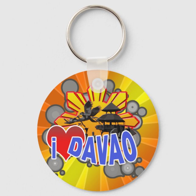 Porte-clés J'aime Davao (Recto)