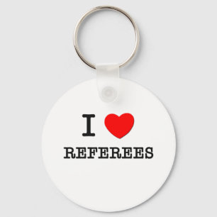 Porte-clés J'aime des arbitres