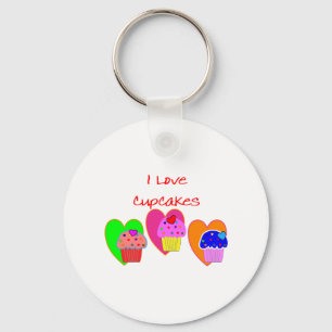 Porte-clés "J'aime des petits gâteaux"--Cadeaux d'amants de