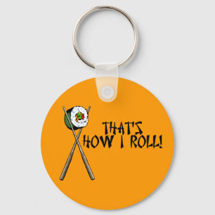 Porte-clés J'aime des sushi !