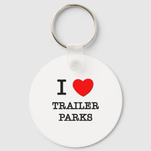 Porte-clés J'aime des terrains de caravaning