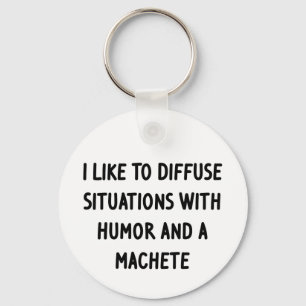 Porte-clés J'aime diffuser des situations