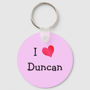 Porte-clés J'aime Duncan