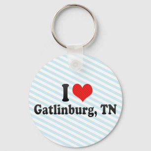 Porte-clés J'aime Gatlinburg, TN