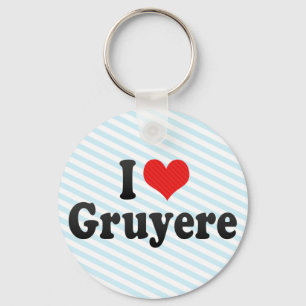 Porte-clés J'aime Gruyere