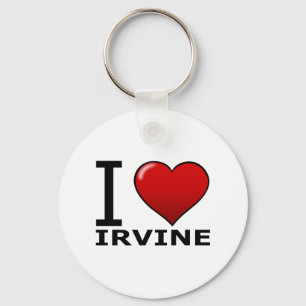 PORTE-CLÉS J'AIME IRVINE, CA - LA CALIFORNIE