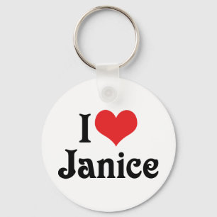 Porte-clés J'aime Janice