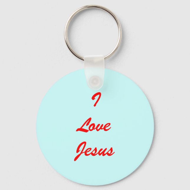 Porte-clés J'aime Jésus (Recto)