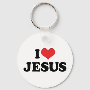 Porte-clés J'aime Jésus Porte - clé