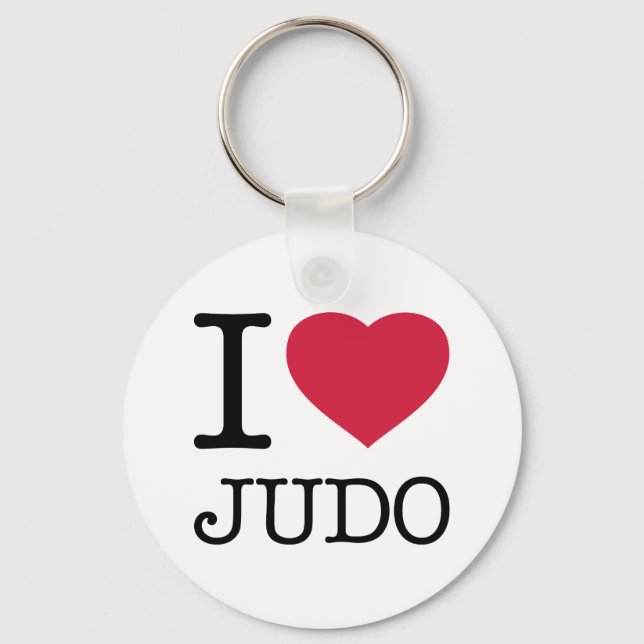 PORTE-CLÉS J'AIME JUDO (Recto)