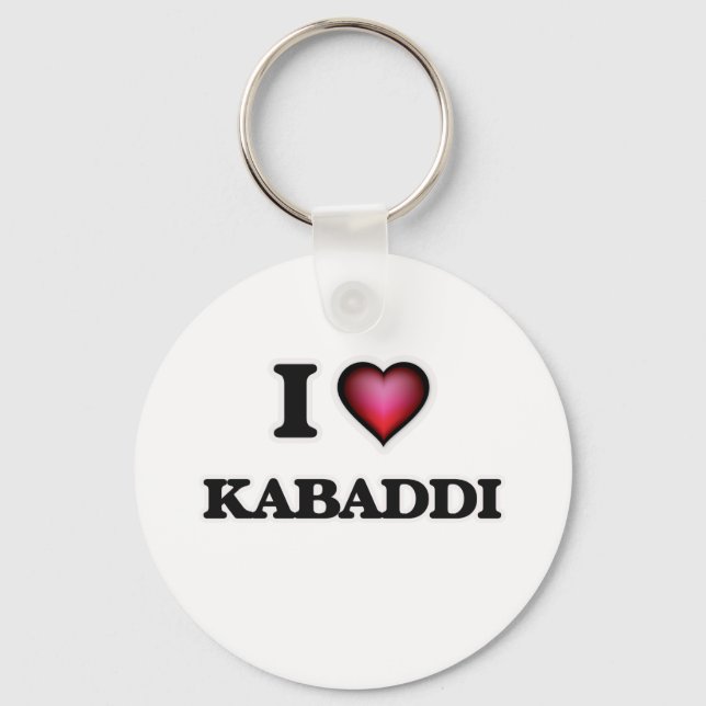 Porte-clés J'Aime Kabaddi (Recto)