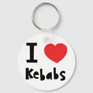 Porte-clés J'aime Kebabs