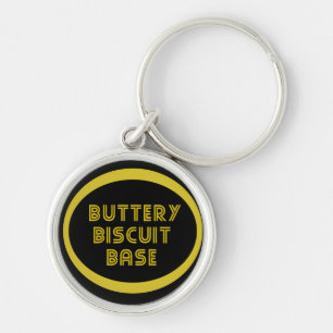 Porte-clés J'aime la base de biscuits du beurre