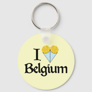 Porte-clés J'aime la Belgique