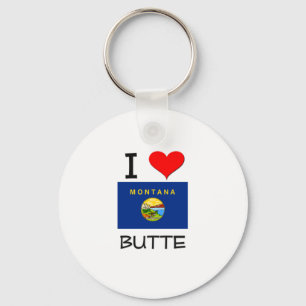 Porte-clés J'aime la butte Montana