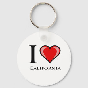 Porte-clés J'aime la Californie