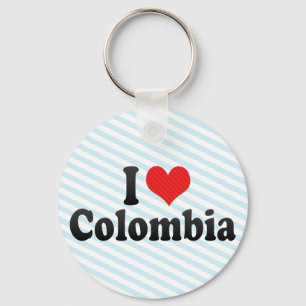 Porte-clés J'aime la Colombie