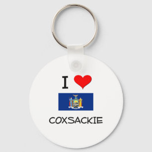 Porte-clés J'aime la coxsackie New York
