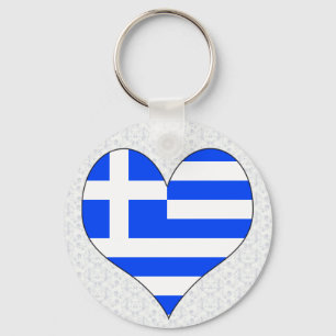 Porte-clés J'aime la Grèce