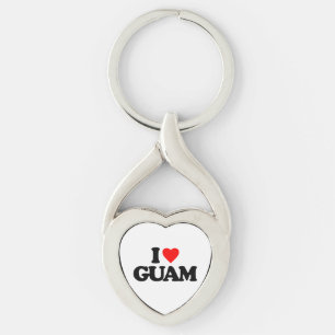 PORTE-CLÉS J'AIME LA GUAM