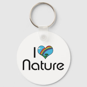 Porte-clés J'aime la nature