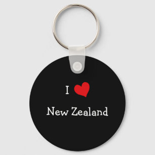Porte-clés J'aime la Nouvelle-Zélande