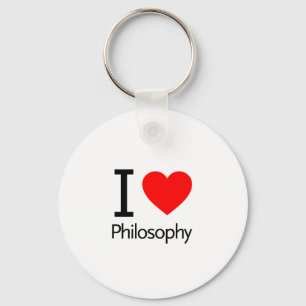 Porte-clés J'aime la philosophie