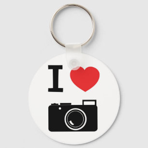 Porte-clés J'aime la photographie