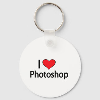 Porte-clés J'aime la photoshop