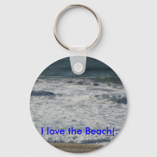 Porte-clés J'aime la plage ( :