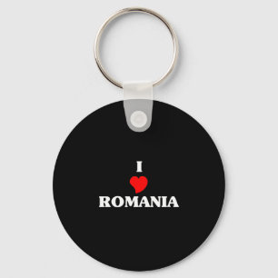 Porte-clés J'aime la Roumanie