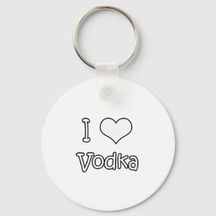 Porte-clés J'aime la vodka