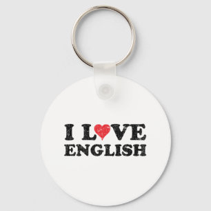 Porte-clés J'aime l'anglais
