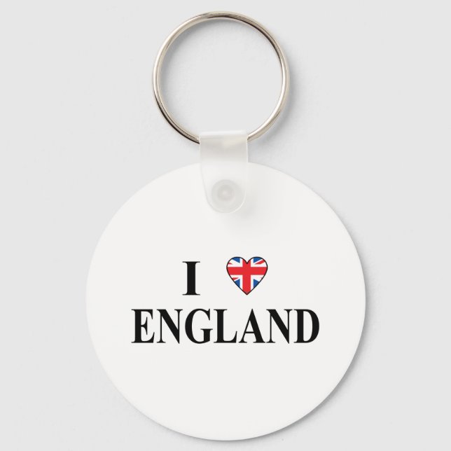 Porte-clés J'aime l'Angleterre (Recto)