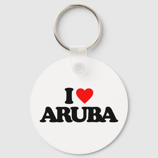 PORTE-CLÉS J'AIME L'ARUBA (Recto)