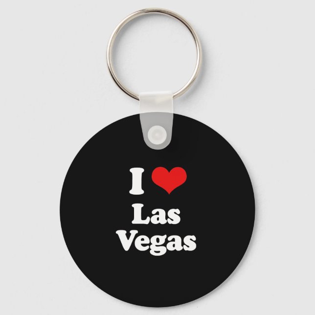 PORTE-CLÉS J'AIME LAS VEGAS (Recto)