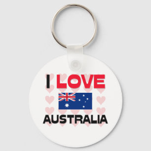 Porte-clés J'aime l'Australie