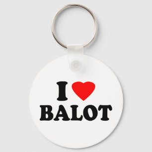 Porte-clés J'aime le ballon