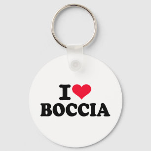 Porte-clés J'aime le boccia