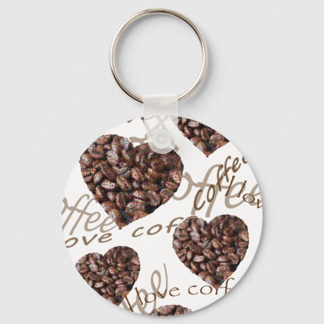 Porte-clés J'Aime Le Café ! ! (Recto)