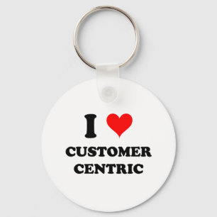 Porte-clés J'aime le client central