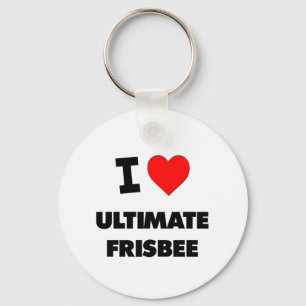 Porte-clés J'aime le frisbee final