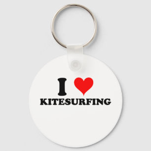 Porte-clés J'aime le kitesurf