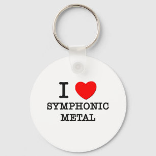 Porte-clés J'aime le métal symphonique