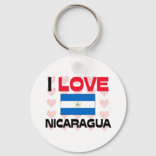 Porte-clés J'aime le Nicaragua