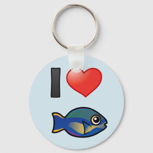 Porte-clés J'Aime Le Parrotfish Princess