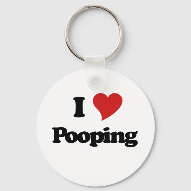 Porte-clés J'Aime Le Pooping (Recto)