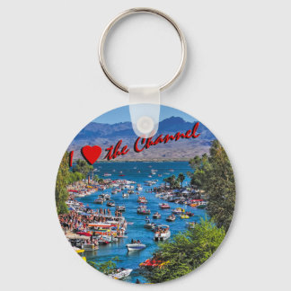 Porte-clés J'aime le Porte - clé de la chaîne