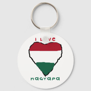 Porte-clés J'aime le porte - clé de Nagyapa