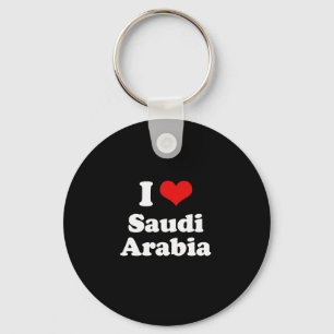 Porte-clés J'aime le t-shirt Arabie Saoudite